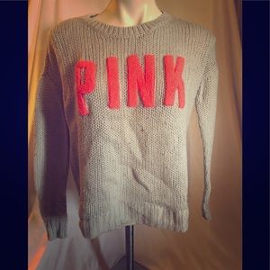 PINK crop top sweater